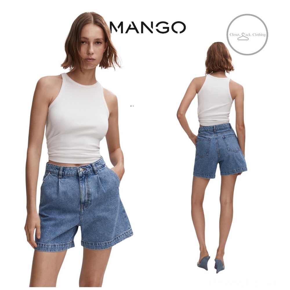 Mango Slouchy Shorts Size 2